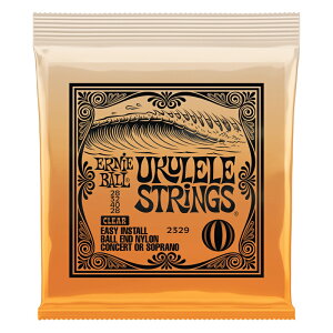 ERNIE BALL �E�N������ #2329 Ukulele Strings Clear [ �\�v���m/�R���T�[�g .028/.032/.040/.028 ] �y �A�[�j�[�{�[�� Ukulele �N���A �z�y5��0�̂����͓��X�|�C���g5�{�I�z�y�䂤�p�P�b�g�Ή��z
