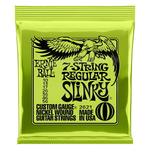 ERNIE BALL GLM^[ #2621 jbPEh Regular Slinky 7 [ Q[W: .010/.013/.017/.026/.036/.046/.056 ] y A[j[{[ zy50̂͓X|Cg5{Izy䂤pPbgΉz