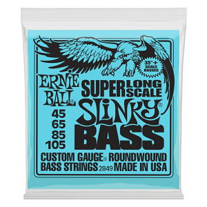 ERNIE BALL �x�[�X�� #2849 �j�b�P�����E���h Super Long Scale Slinky [ �Q�[�W: .045/.065/.085/.105 ] �y �A�[�j�[�{�[�� �z�y5��0�̂����͓��X�|�C���g5�{�I�z�y�䂤�p�P�b�g�Ή��z