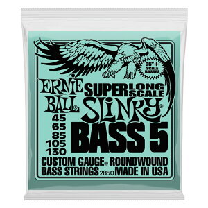 ERNIE BALL x[X #2850 jbPEh Bass 5 Super Long Scale Slinky 5 [ Q[W: .045/.065/.085/.105/.130 ] y A[j[{[ zy111͓X|Cg5{Izy䂤pPbgΉz