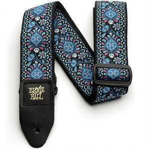 y[J[񂹁zERNIE BALL M^[Xgbv INDIGO ORCHID #4097 CLASSIC JACQUARD GUITAR STRAP/BASS STRAP y A[j[{[ NVbNWK[hXgbv CfBSI[Lbh zy50̂