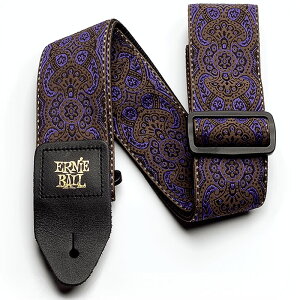【メーカー取り寄せ】ERNIE BALL ギターストラップ PURPLE PAISLEY #4164 CLASSIC JACQUARD GUITAR STRAP/BASS STRAP 【 アーニーボール クラシックジャガードストラップ パープルペイズリー 】【5と0のつく日は
