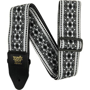 y[J[񂹁zERNIE BALL M^[Xgbv BEATNIK BLACK #5319 CLASSIC JACQUARD GUITAR STRAP/BASS STRAP y A[j[{[ NVbNWK[hXgbv r[gjNubN zy50̂͓