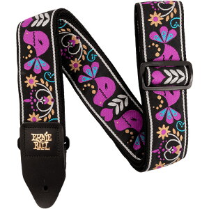 【メーカー取り寄せ】ERNIE BALL ギターストラップ PURPLE BIRD LUPIN #5331 CLASSIC JACQUARD GUITAR STRAP/BASS STRAP 【 アーニーボール クラシックジャガードストラップ パープルバードルパン 】【5と0のつく