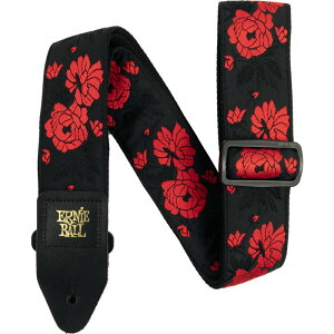 y[J[񂹁zERNIE BALL M^[Xgbv TANGO ROSE #5335 CLASSIC JACQUARD GUITAR STRAP/BASS STRAP y A[j[{[ NVbNWK[hXgbv ^S[Y zy50̂͓X|C
