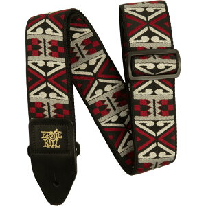 y[J[񂹁zERNIE BALL M^[Xgbv PRIMAL RED #5339 CLASSIC JACQUARD GUITAR STRAP/BASS STRAP y A[j[{[ NVbNWK[hXgbv vC}bh zy50̂͓X|