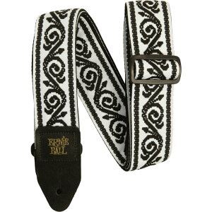 y[J[񂹁zERNIE BALL M^[Xgbv BLACK VINE #5342 CLASSIC JACQUARD GUITAR STRAP/BASS STRAP y A[j[{[ NVbNWK[hXgbv ubN@C zy50̂͓X|