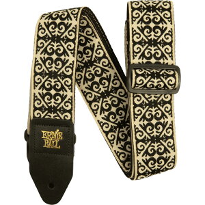 y[J[񂹁zERNIE BALL M^[Xgbv MONTEBELLO IRON #5344 CLASSIC JACQUARD GUITAR STRAP/BASS STRAP y A[j[{[ NVbNWK[hXgbv exAC zy50̂