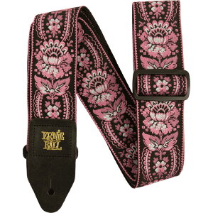y[J[񂹁zERNIE BALL M^[Xgbv PINK ORLEANS #5347 CLASSIC JACQUARD GUITAR STRAP/BASS STRAP y A[j[{[ NVbNWK[hXgbv sNIA zy50̂͓X