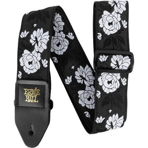 【メーカー取り寄せ】ERNIE BALL ギターストラップ VANILLA ROSE #5357 CLASSIC JACQUARD GUITAR STRAP/BASS STRAP 【 アーニーボール クラシックジャガードストラップ バニラローズジャガード 】【5と0のつく日