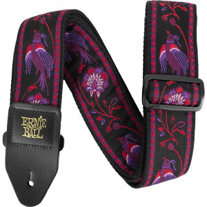 【メーカー取り寄せ】ERNIE BALL ギターストラップ PLEASANT PHEASANT #5360 CLASSIC JACQUARD GUITAR STRAP/BASS STRAP 【 アーニーボール クラシックジャガードストラップ プレザントフェザント 】【5と0のつく