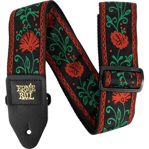 【メーカー取り寄せ】ERNIE BALL ギターストラップ WESTERN ROSE #5361 CLASSIC JACQUARD GUITAR STRAP/BASS STRAP 【 アーニーボール クラシックジャガードストラップ ウェスタンローズ 】【5と0のつく日は当店