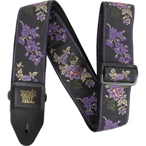 【メーカー取り寄せ】ERNIE BALL ギターストラップ LAVENDER BLOSSOM #5364 CLASSIC JACQUARD GUITAR STRAP/BASS STRAP 【 アーニーボール クラシックジャガードストラップ ラベンダーブロッサム 】【5と0のつく日