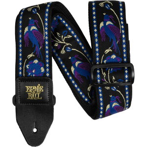 y[J[񂹁zERNIE BALL M^[Xgbv PURPLE PLEASANT PHEASANT #5371 CLASSIC JACQUARD GUITAR STRAP/BASS STRAP y A[j[{[ NVbNWK[hXgbv p[vvUgtFUg z