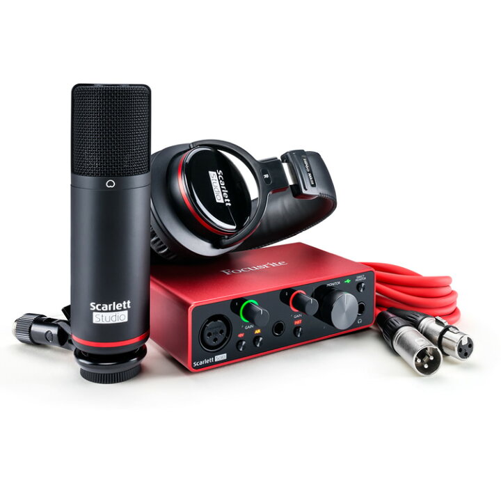 楽天市場】Focusrite USBオーディオインターフェース Scarlett Solo Studio 3rd Gen【第3世代 フォーカスライト オーディオインターフェイス】【DTM/歌ってみた動画/宅録/ゲーム実況等への音声入力に!】* : サクラ楽器 楽天市場】Focusrite USBオーディオインターフェース Scarlett Solo Studio 3rd Gen【第3世代 フォーカスライト オーディオインターフェイス】【DTM/歌ってみた動画/宅録/ゲーム実況等への音声入力に!】* : サクラ楽器