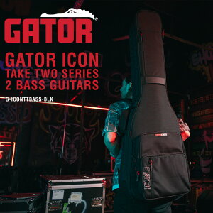 GATOR �G���L�x�[�X�p�M�O�o�b�O 2�{���[�\ G-ICON Take Two Series G-ICONTTBASS-BLK �y �Q�[�^�[ GIGBAG �x�[�X�P�[�X �x�[�X�o�b�O �u���b�N ���ϋv�i�C������ �����\�{�f�B�u���b�N�t�� �z�y��^��