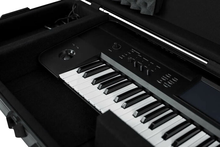 楽天市場】Gator Cases 76鍵用 キーボードケース PE製ハードケース TSA 