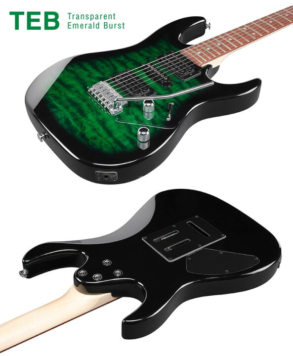 楽天市場】GIO Ibanez ジオアイバニーズ エレキギター GRX70QA 小型 