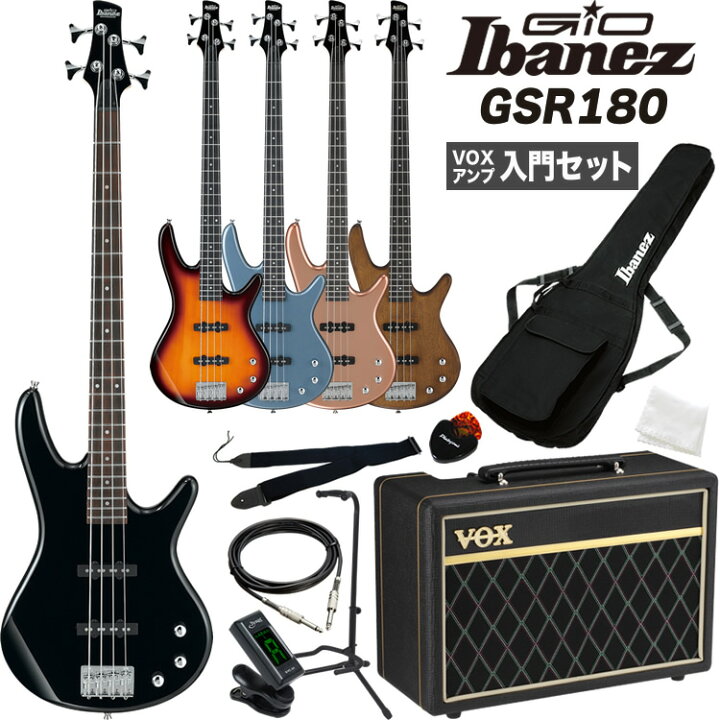 楽天市場】GIO Ibanez ジオアイバニーズ エレキベース GSR180 VOX  