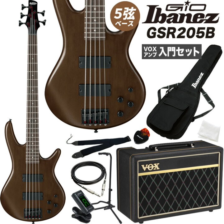 楽天市場】GIO Ibanez ジオアイバニーズ 5弦エレキベース GSR205B VOX 