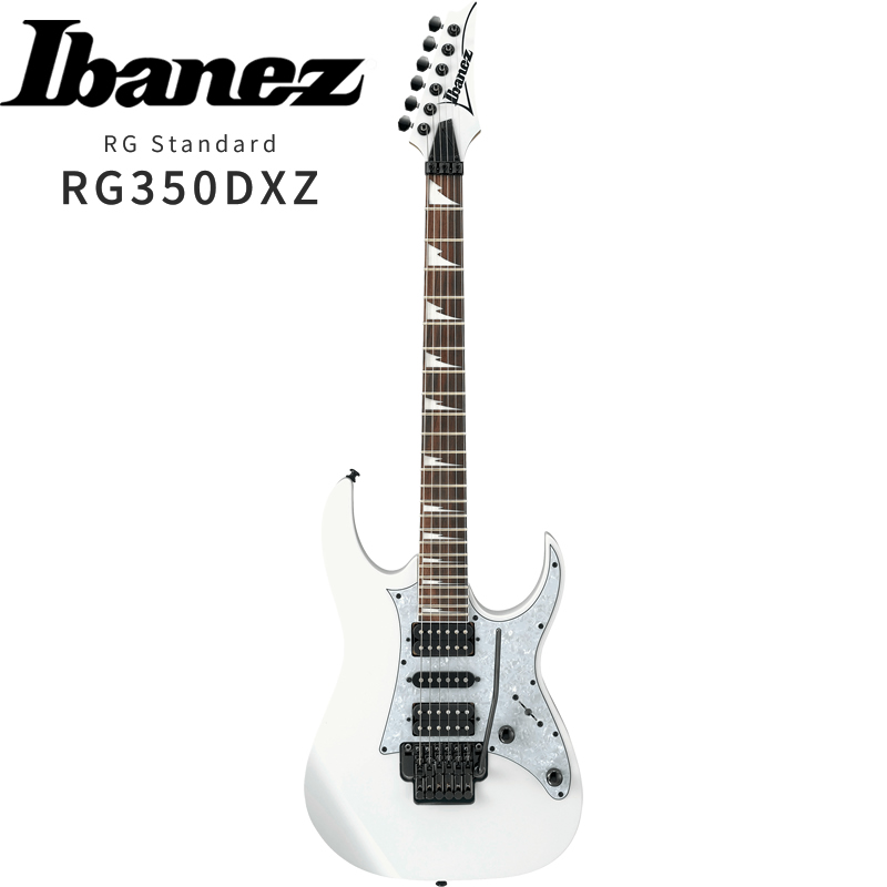 送料無料 価格は安く 代引き手数料無料 Ibanez アイバニーズ エレキギター WH 最大95%OFFクーポン ソフトケース付属 RG350DXZ 単品
