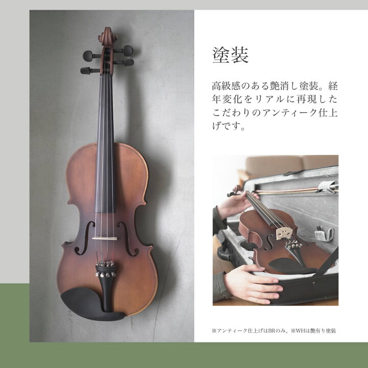 楽天市場】バイオリン 初心者セット Hallstatt V-12 【 ハルシュタット  