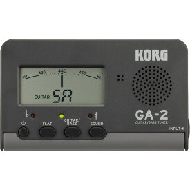 KORG ギター・ベース専用 チューナー GA-2 【 コルグ GA2 コンパクトチューナー ギターチューナー ベースチューナー シンプル設計 ギター/ベース専用モード搭載 】【5と0のつく日は当店ポイント5倍！】【ゆうパケット対応】