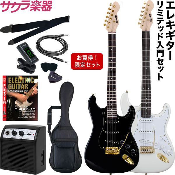 2022公式店舗エレキギター SELDER STG-18 リミテッドセット<br>【ご予約商品