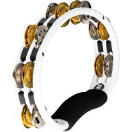 MEINL Percussion タンバリン 軽量ABS樹脂製 ブラス＆スチールジングル TMT1M-WH / ホワイト 【 マイネル…