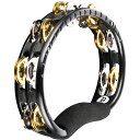 MEINL Percussion タンバリン 軽量ABS樹脂製 ブラス＆スチールジングル TMT1M-BK / ブラック 【 マイネル パーカッシ…