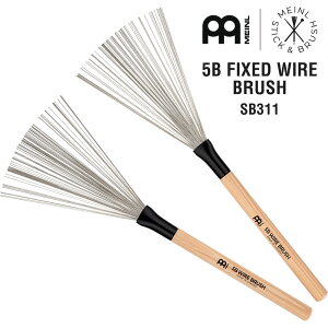 MEINL Stick & Brush �u���V 5B FIXED WIRE BRUSH SB311 �y �}�C�l�� �J�z�� �Ŋy�� �h�����X�e�B�b�N ���C���[ �z�y5��0�̂����͓��X�|�C���g5�{�I�z