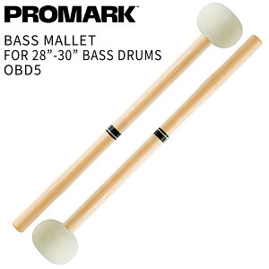 PROMARK �o�X�h�����}���b�g Optima Series OBD5 For 28-30 bass drums�y�v���}�[�N Marching Bass Mallet �p�[�J�b�V���� �Ŋy�� �o�` �z�y5��0�̂����̓G���g���[���Ń|�C���g4�{�z��