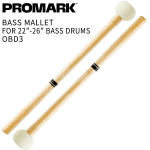 PROMARK �o�X�h�����}���b�g Optima Series OBD3 For 22-26 bass drums�y�v���}�[�N Marching Bass Mallet �p�[�J�b�V���� �Ŋy�� �o�` �z�y5��0�̂����̓G���g���[���Ń|�C���g4�{�z��