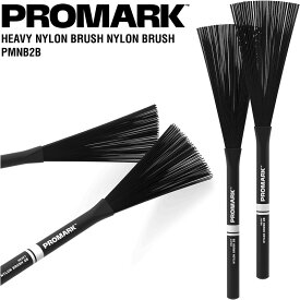 【5と0のつく日はエントリーでポイント4倍】PROMARK ナイロンブラシ Heavy Nylon Brush 2B PMNB2B【プロマーク スネア ジャズドラム ドラムスティック】＊