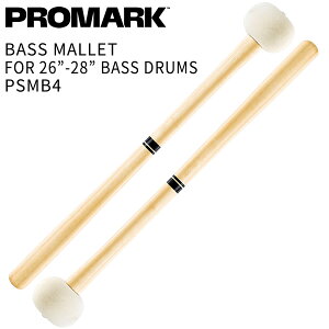 PROMARK �o�X�h�����}���b�g Performer Series PSMB4 For 26-28 bass drums�y�v���}�[�N Marching Bass Mallet �p�[�J�b�V���� �Ŋy�� �o�`�z�y5��0�̂����̓G���g���[���Ń|�C���g4�{�z��