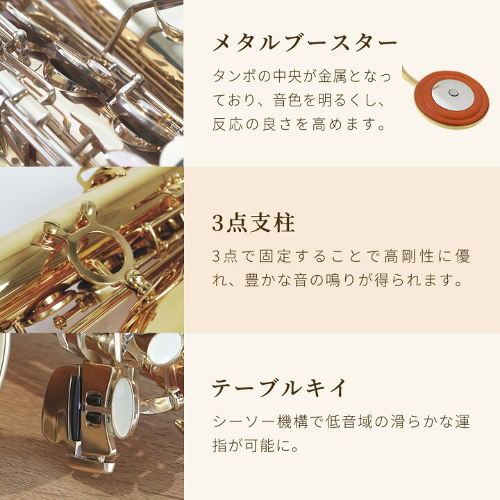 楽天市場】テナーサックス 初心者 入門セット Soleil STN-1 