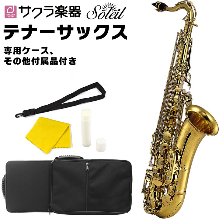 楽天市場】テナーサックス Soleil STN-1 単品(セミハードケース 