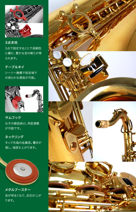 楽天市場】Soleil テナーサックス 初心者 入門セット STN-1【ソレイユ  