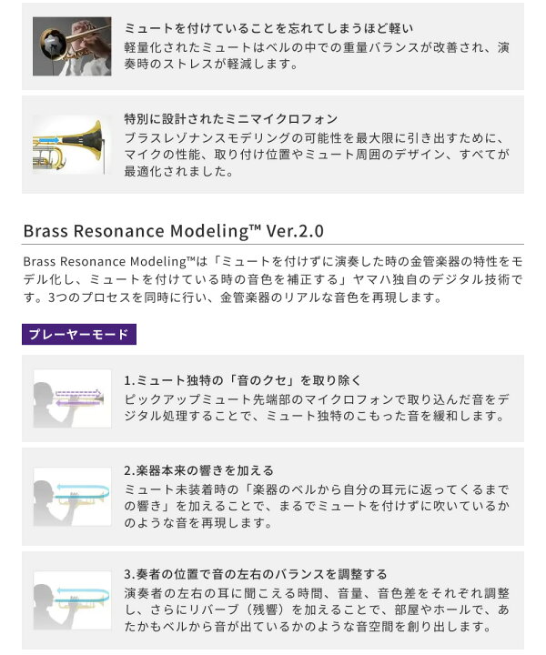 楽天市場】YAMAHA サイレントブラス チューバ用 SB1J【ヤマハ 消音器 