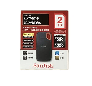 SANDISK �T���f�B�X�N �|�[�^�u��SSD �G�N�X�g���[�� V2 SDSSDE61-2T00-J25