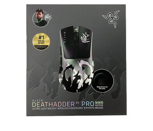 Razer ���C�U�[ DeathAdder V4 Pro NiKo Edition �Q�[�~���O�}�E�X ���C�����X 57g ���y�� 8�A000Hz�h���O������ ��2���� Focus Pro 45K�I�v�e�B�J���Z���T�[ RZ01-05330300-R3M1