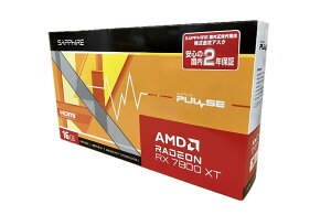 SAPPHIRE PULSE Radeon RX 7800 XT GAMING 16GB GDDR6 2�t�@�� �ȃX�y�[�X�^ �O���t�B�b�N�X�J�[�h 11330-02-20G VD8651