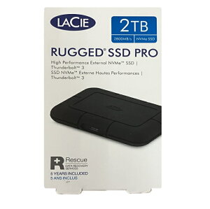 ���V�[ LaCie �|�[�^�u��SSD 2TB Rugged SSD Pro Thunderbolt 3 USB type C STHZ2000800
