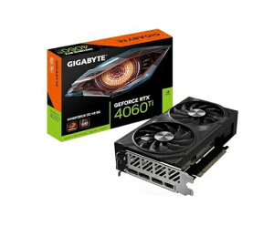 Gigabyte GeForce RTX 4060 Ti WINDFORCE OC V2 8G�O���t�B�b�N�X�J�[�h - 8GB GDDR6�A128�r�b�g�APCI-E 4.0�A2550MHz�R�A�N���b�N�ADisplayPort 1.4a×3�AHDMI 2.1a�ANVIDIA DLSS 3�AGV-N406TWF2OCV2-8�B GD
