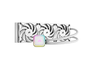 CORSAIR iCUE H150i RGB ELITE White 360mm LGA1700/AM5/AM4�\�P�b�g�Ή� ����CPU�N�[���[ CW-9060079-WW