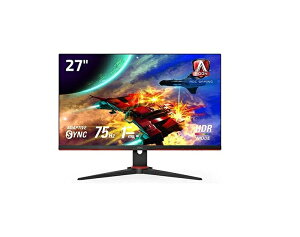 AOC �Q�[�~���O�t�����j�^�[ 27G2E5/11 (27�C���`/�t��HD/IPS/HDMI/DisplayPort/75Hz/�������x1ms/HDR�G�t�F�N�g���[�h/FreeSync/�t���b�J�[�t���[/���[�u���[���[�h)