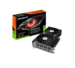 Gigabyte NVIDIA GeForce RTX 4060 Ti WINDFORCE OC �O���t�B�b�N�J�[�h - 8GB GDDR6 128�r�b�g PCI-E 4.0 2550MHz �R�A�N���b�N DP 1.4 x 2 HDMI 2.1a NVIDIA DLSS 3 - GV-N406TWF2OC-8GD