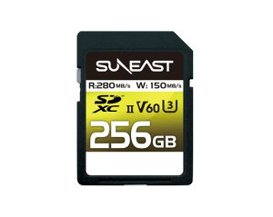SUNEAST SDXC�J�[�h UHS-II V60 U3 4K UHD ULTIMATE PRO �v���t�F�b�V���i�� �������[�J�[�h (V60, 256GB) �A�E�g���b�g ���J���i ���ւ��ݗL