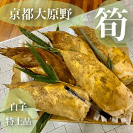 新物！*日本一**旬の特上品*【朝堀り京たけのこ】白子筍*Lサイズ約2kg（4～5本）京都大原野産,塚原,長岡…