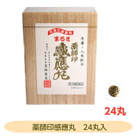 【第3類医薬品】薬師印感應丸 24丸 薬師製薬 動悸 息切れ 気付け 牛黄 人参